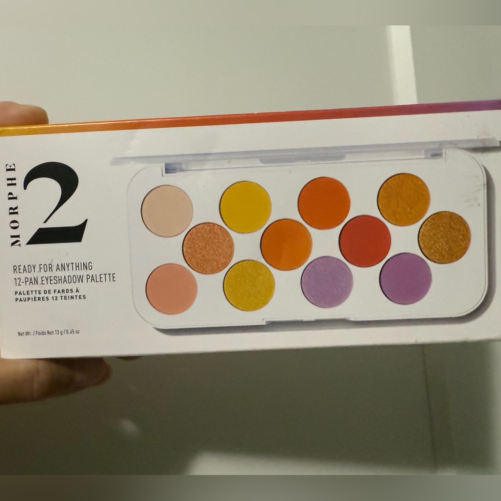 Morphe 2 12 Pan Eyeshadow Palette - Vibrant Orange, Gold, Purple